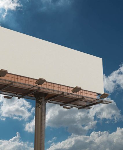 signboard billboard placard empty copy space bluesky background mock up marketing advertisement massage highway commercial roadside retail vacation summer signpost guidepost natural showing template